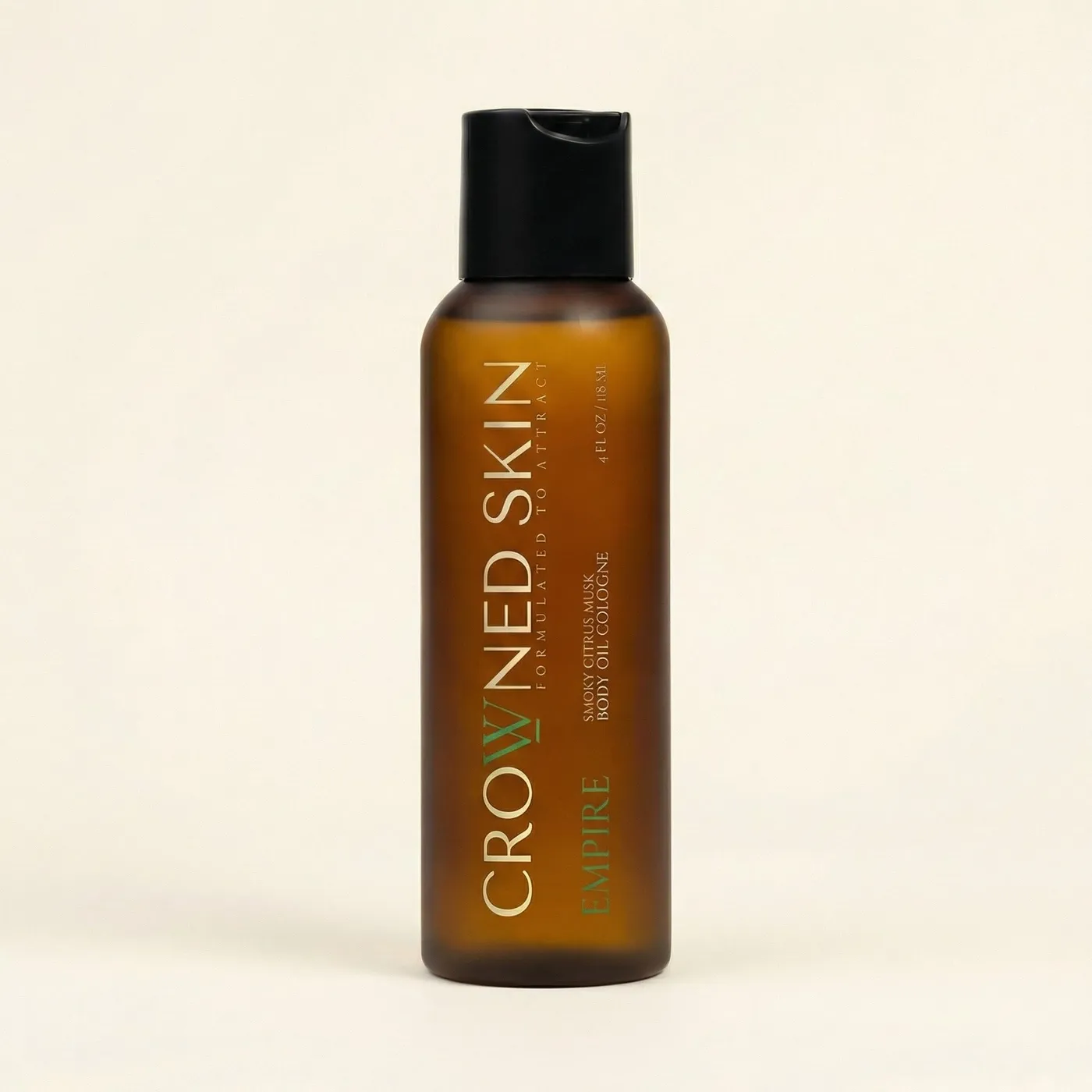 Crowned Skin Empire Body Oil Cologne - Smoky Citrus Musk